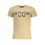 T-shirt homme Cavalli Class en coton beige