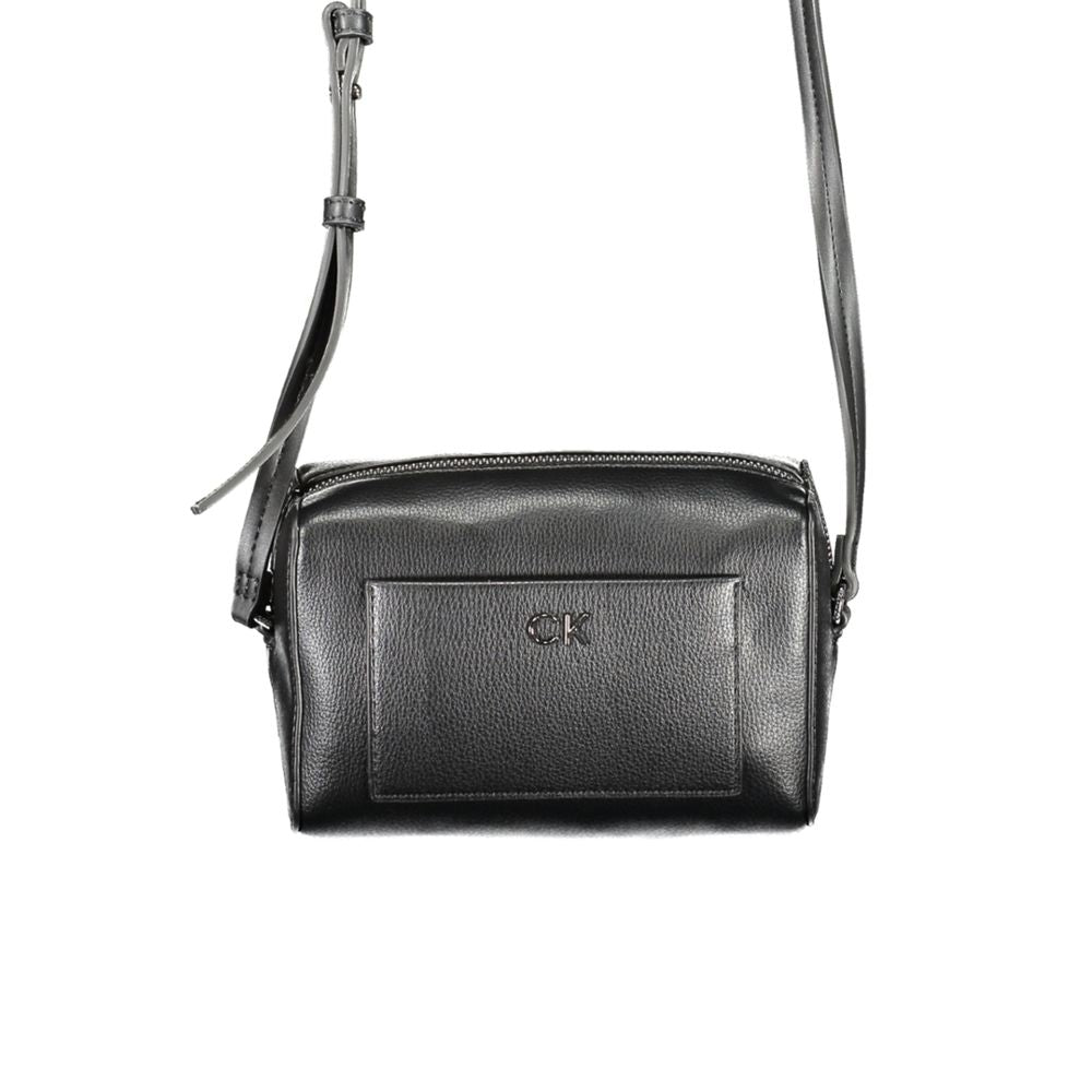 Calvin Klein Black Polyester Handbag - Stylish & Functional