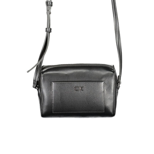 Calvin Klein Black Polyester Handbag - Stylish & Functional