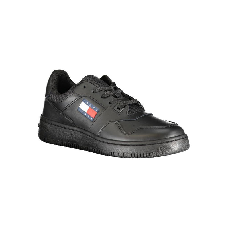 Tommy Hilfiger Sneakers Noires en Polyester - Chaussures Athlétiques Élégantes
