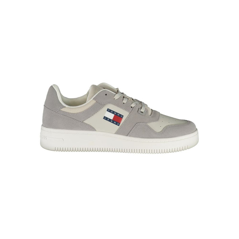 Tommy Hilfiger Gray Polyester Sneaker for Men - Style & Comfort