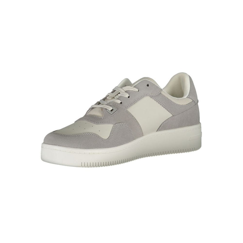 Tommy Hilfiger Gray Polyester Sneaker for Men - Style & Comfort