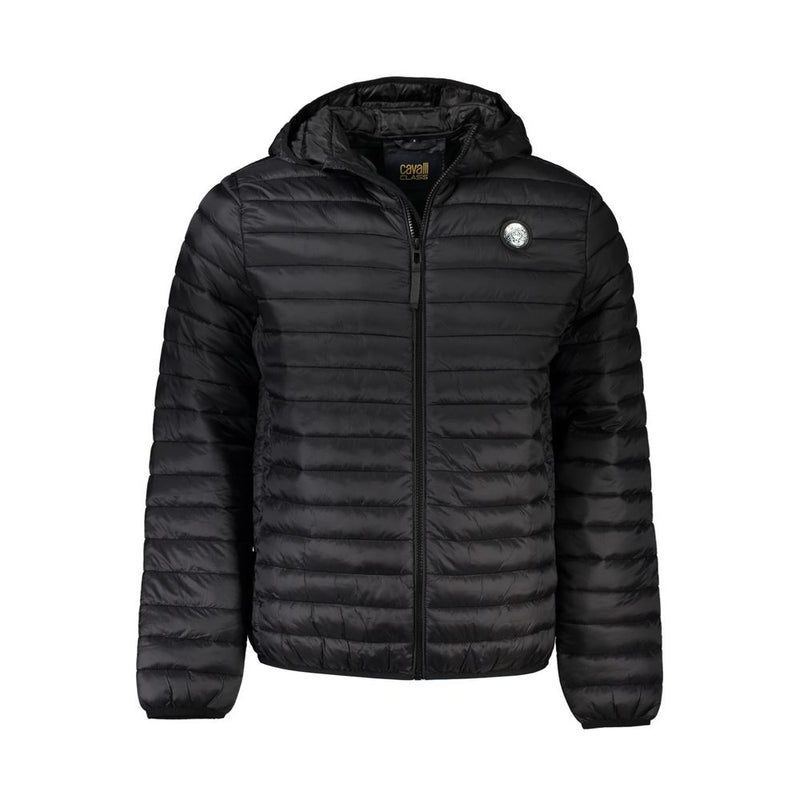 Veste homme en polyamide noire Cavalli Class