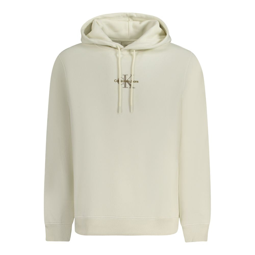 Pull en coton blanc Calvin Klein pour homme