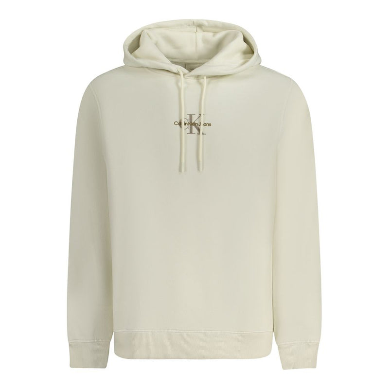 Pull en coton blanc Calvin Klein pour homme