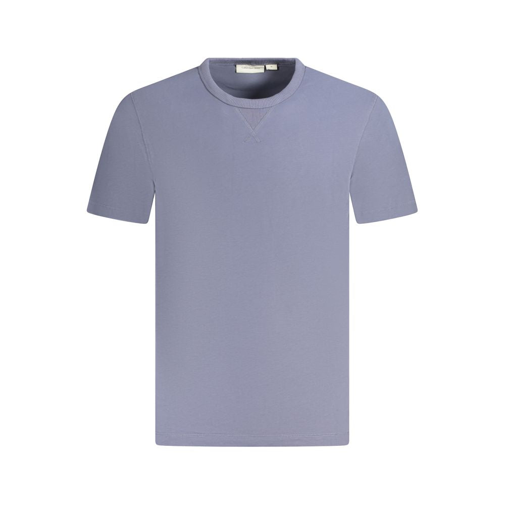 T-shirt en coton bleu Calvin Klein