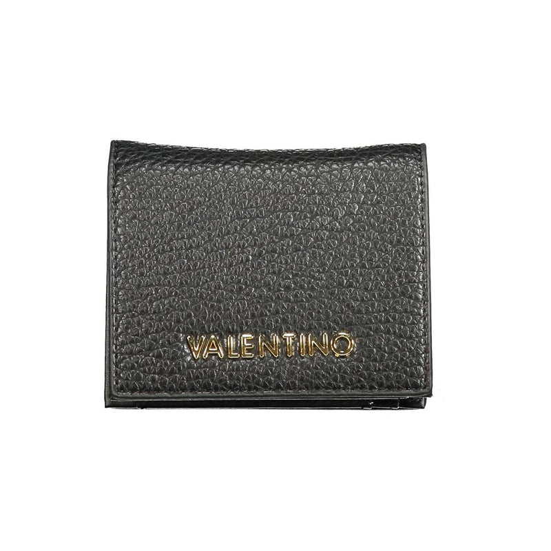 Mario Valentino Black Polyethylene Wallet - Chic & Eco-Friendly