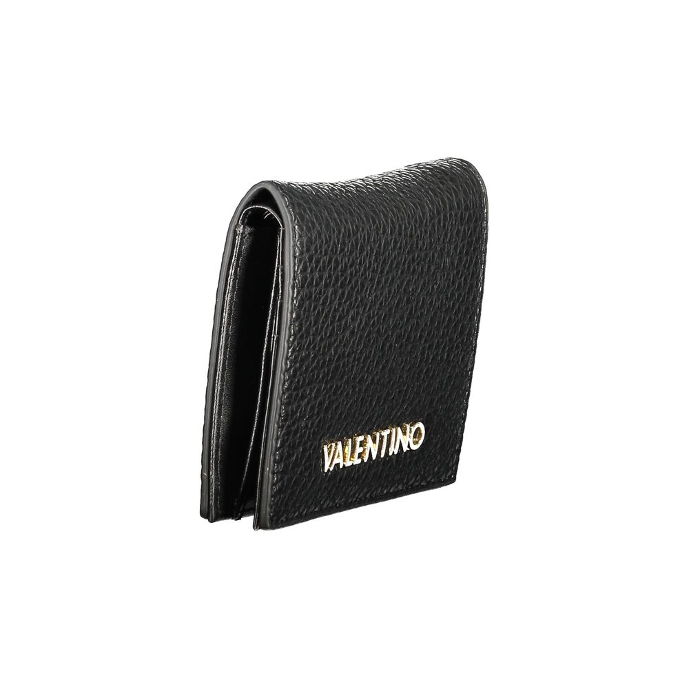 Mario Valentino Black Polyethylene Wallet - Chic & Eco-Friendly