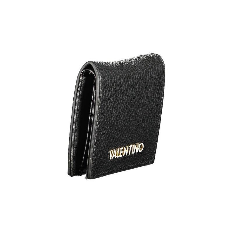 Mario Valentino Black Polyethylene Wallet - Chic & Eco-Friendly