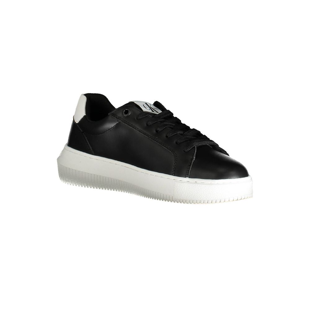 Calvin Klein Black Polyester Women Sneaker - Écologique et Élégant
