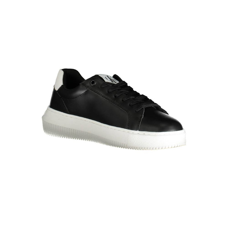 Calvin Klein Black Polyester Women Sneaker - Écologique et Élégant