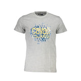 T-shirt homme en coton brun Cavalli Class