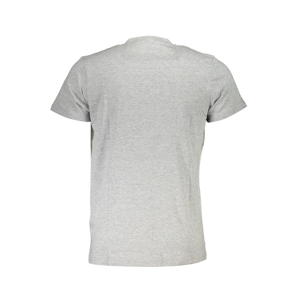 T-shirt homme en coton brun Cavalli Class