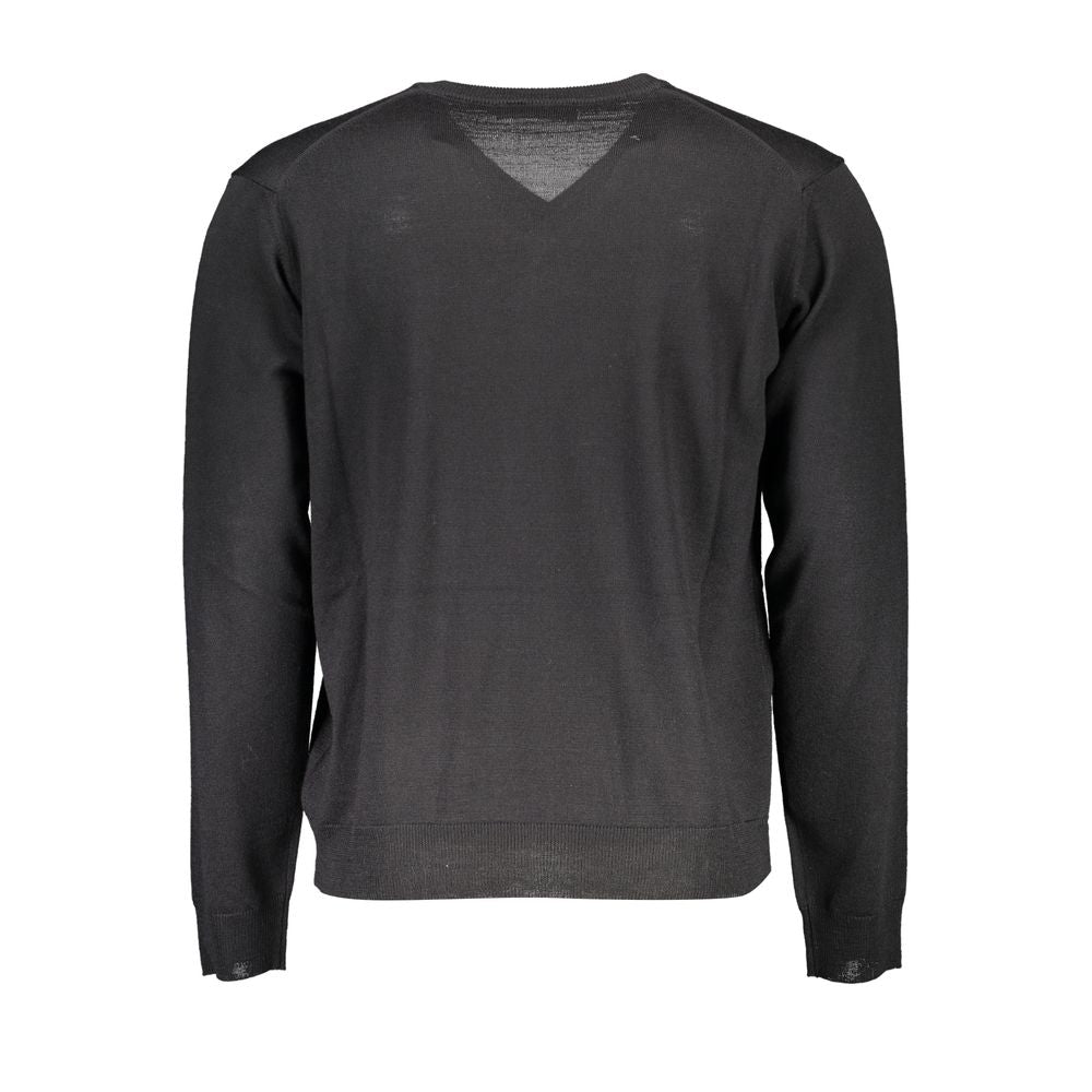Pull en laine noire pour homme de Romeo Gigli