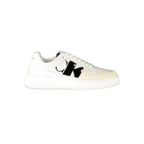 Calvin Klein White Polyester Sneaker - Eco-Friendly Athletic Style