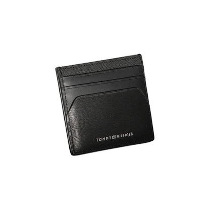 Tommy Hilfiger zwarte leren portemonnee