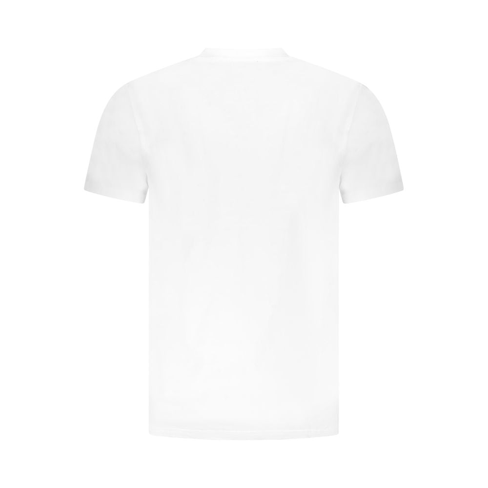 T-shirt homme en coton blanc Cavalli Class
