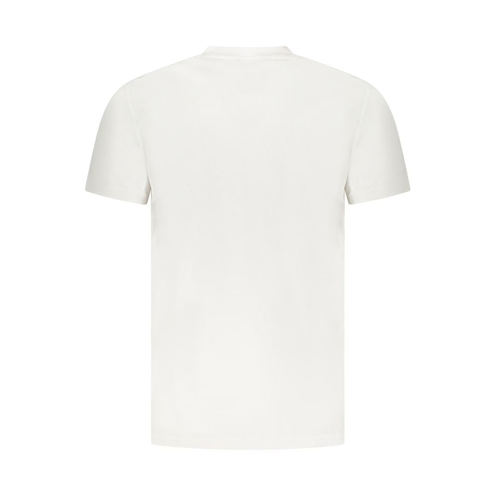 T-shirt homme en coton blanc Cavalli Class