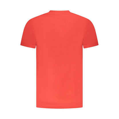 Cavalli Class Red Cotton Men T-Shirt