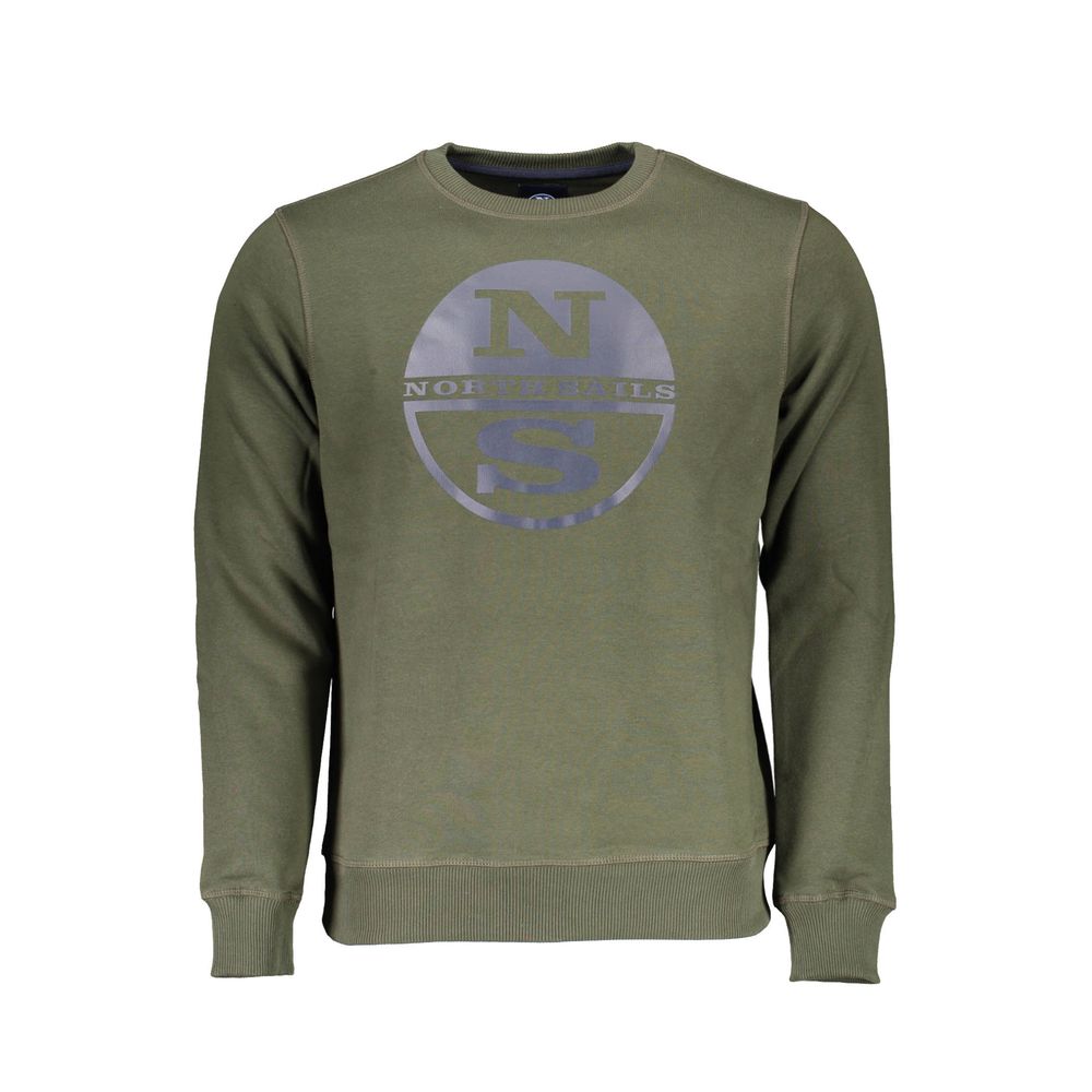 Pull en coton vert pour homme, marque North Sails