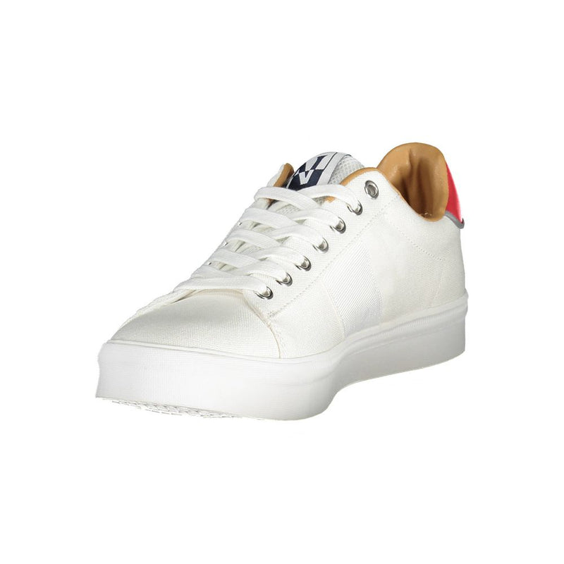 Napapijri White Polyester Men Sneaker - Stylish & Comfortable