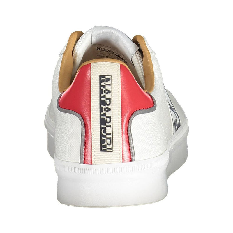 Napapijri White Polyester Men Sneaker - Stylish & Comfortable