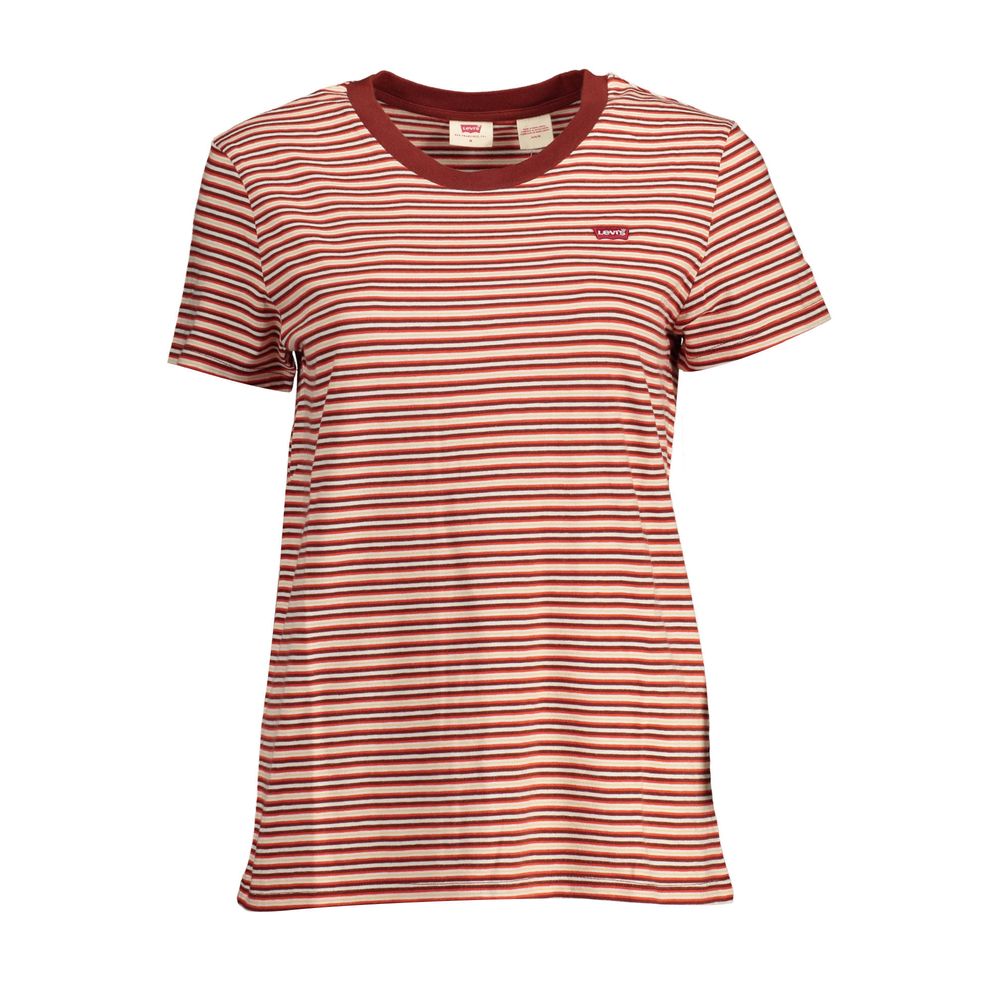 Levi's T-Shirt Rouge Femme - Style Iconique et Confort