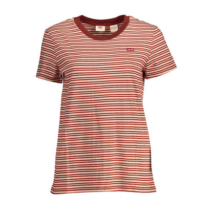 T-shirt Levi's en coton rouge pour femme