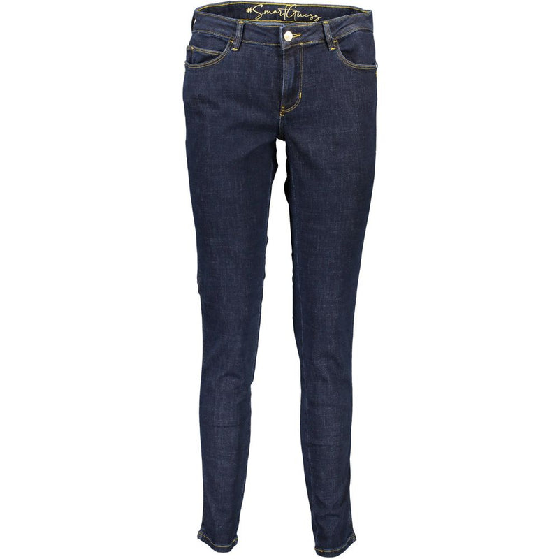 Guess Jeans Blue Cotton Women Jeans - Stylish & Eco-Friendly