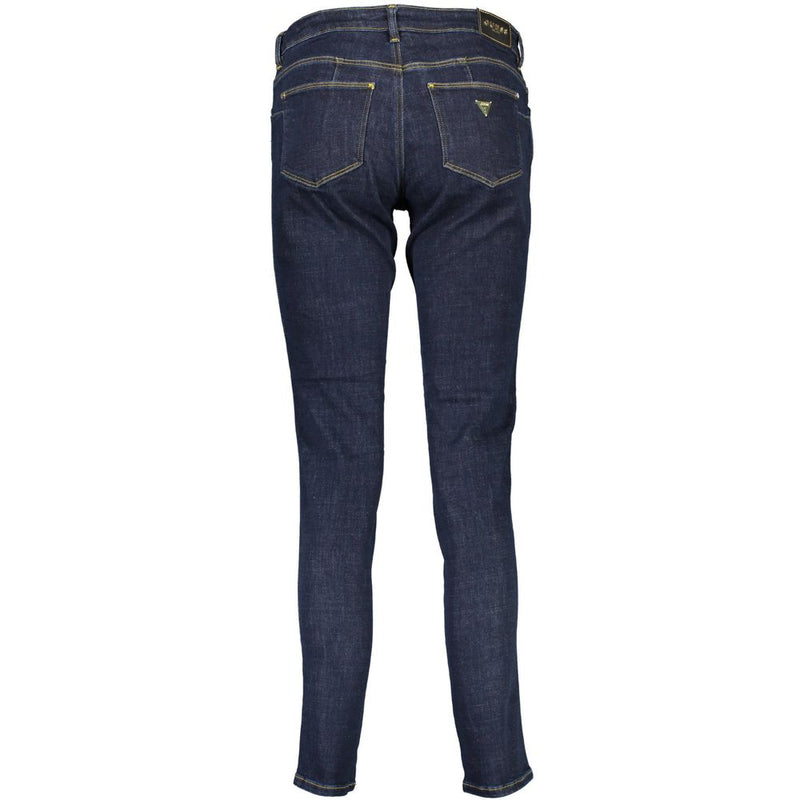 Guess Jeans Blue Cotton Women Jeans - Stylish & Eco-Friendly