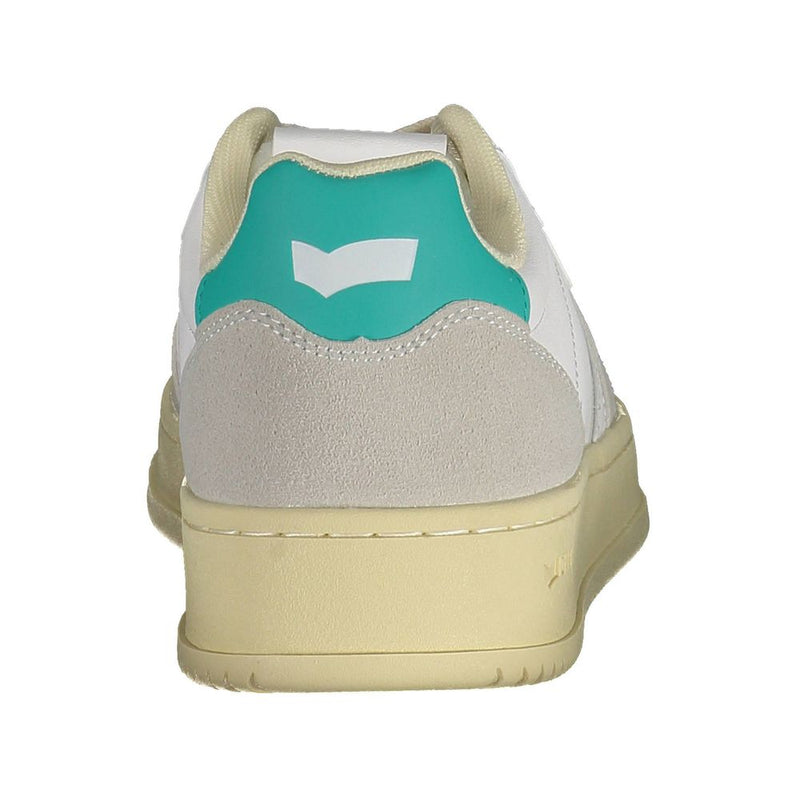 Gas White Artificial Leather Women Sneaker