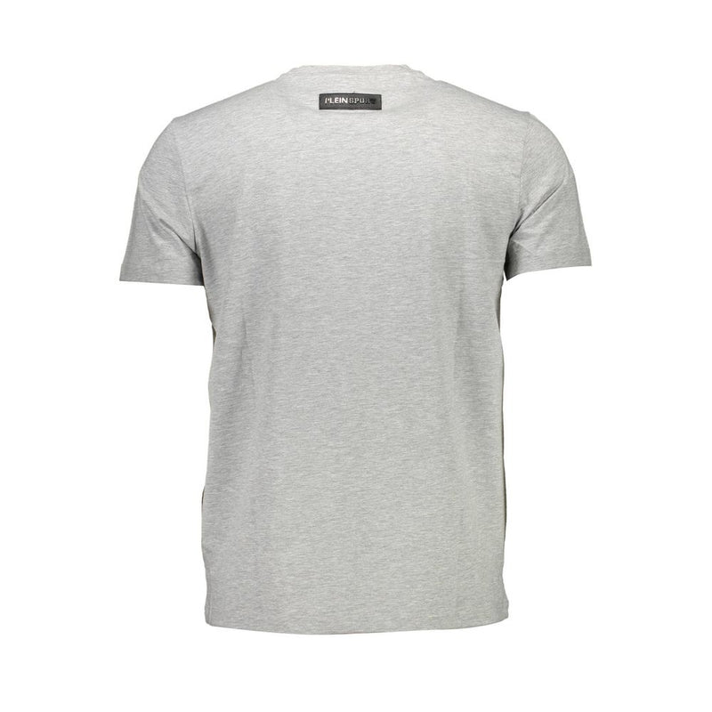 Plein Sport Grijs Katoenen Heren T-Shirt