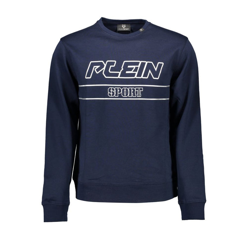 Pull en coton bleu pour homme Plein Sport