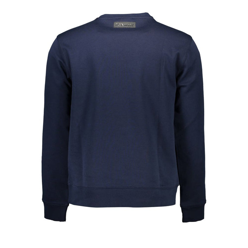 Pull en coton bleu pour homme Plein Sport