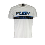 T-shirt homme en coton blanc Plein Sport