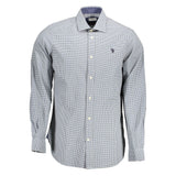 Chemise homme en coton bleu clair US POLO ASSN.