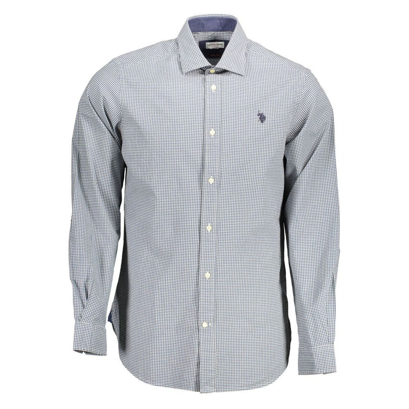 Chemise homme en coton bleu clair US POLO ASSN.