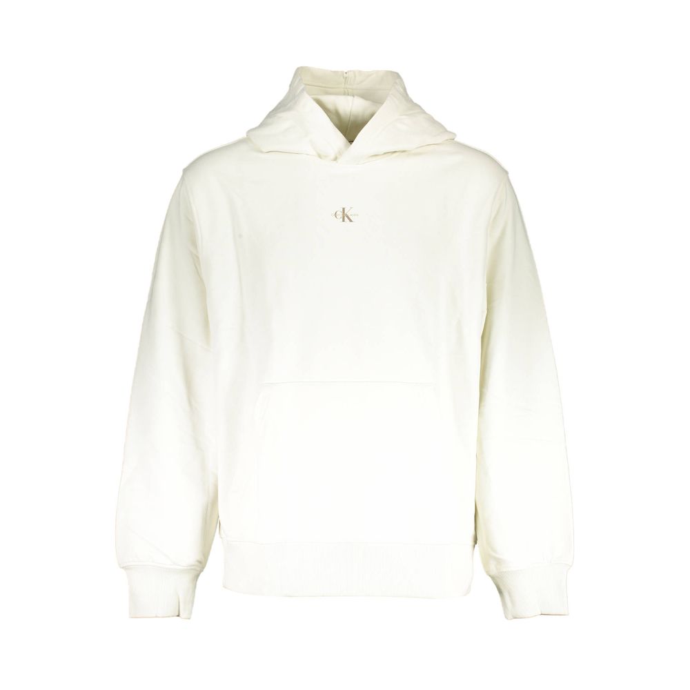 Pull en coton blanc Calvin Klein pour homme