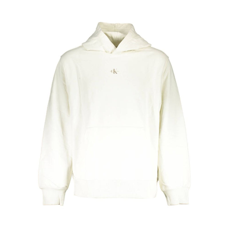 Pull en coton blanc Calvin Klein pour homme