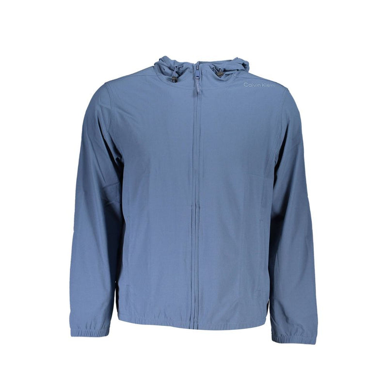 Pull en polyester bleu Calvin Klein pour homme