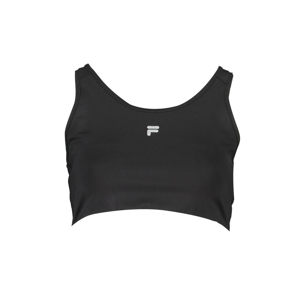 Fila Zwarte Polyester Sportbeha voor Dames