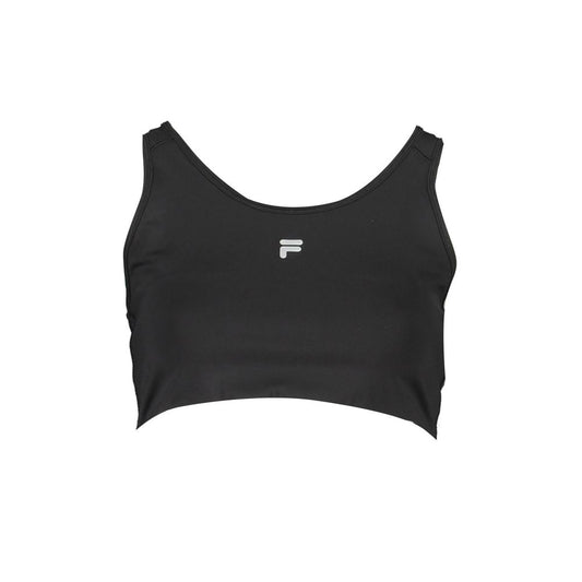 Fila Zwarte Polyester Sportbeha voor Dames