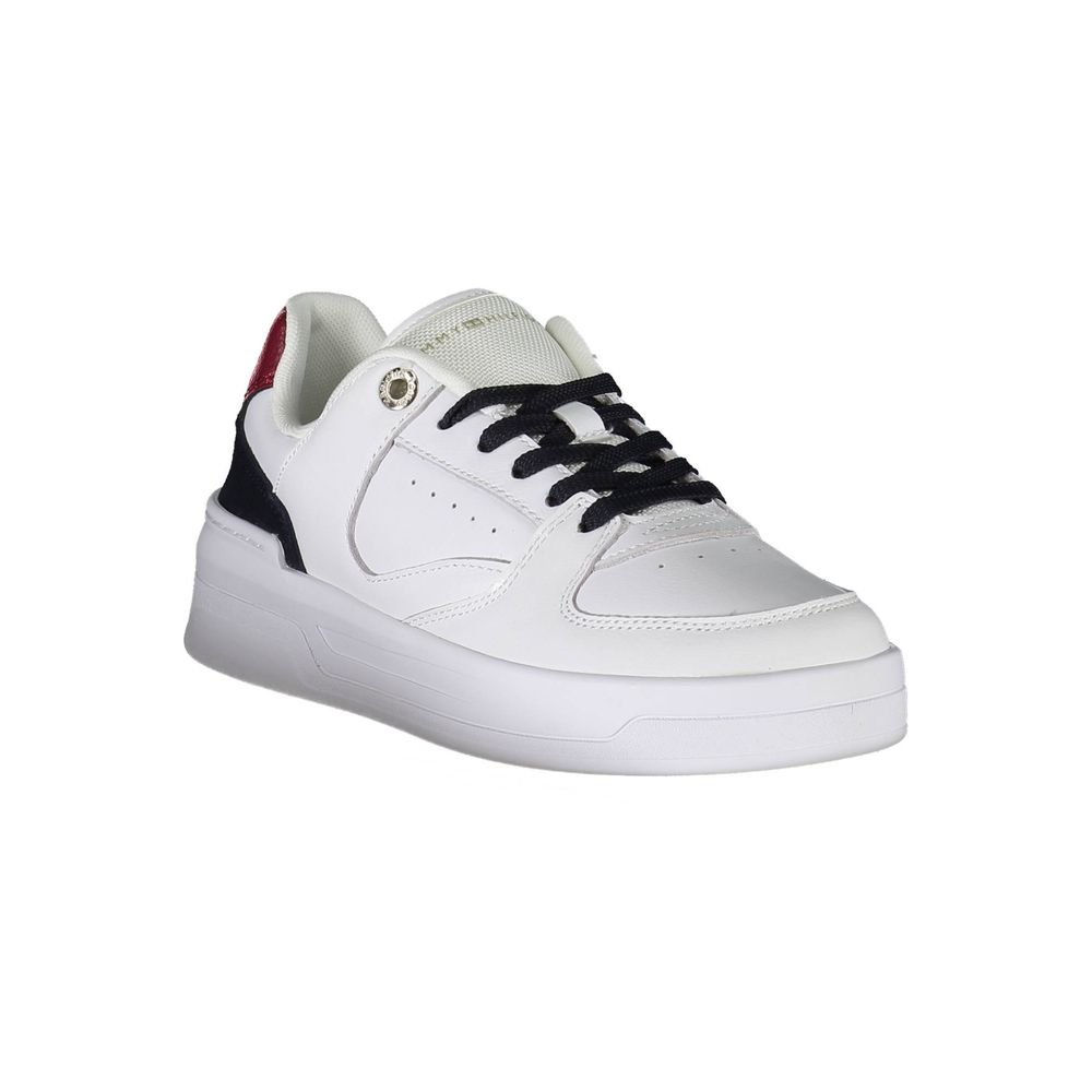 Tommy Hilfiger White Leather Women Sneaker - Éco-Responsable et Chic