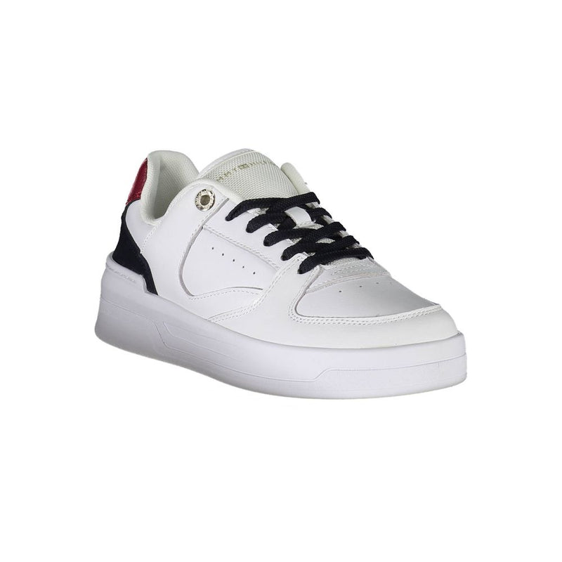 Tommy Hilfiger White Leather Women Sneaker - Éco-Responsable et Chic
