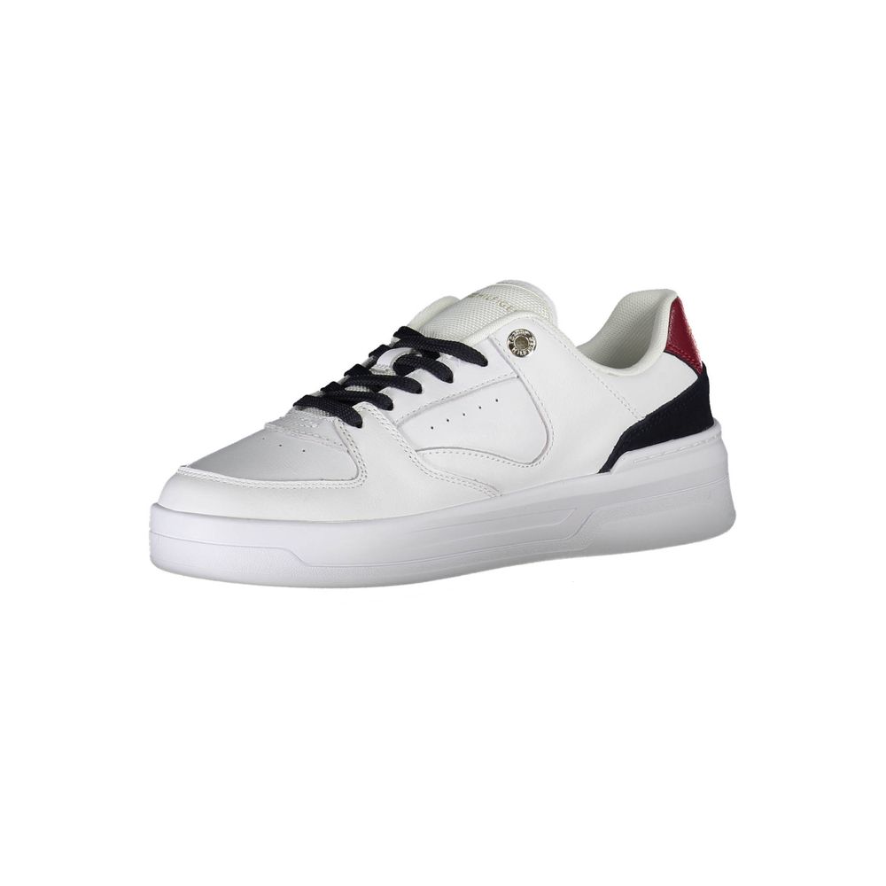 Tommy Hilfiger White Leather Women Sneaker - Éco-Responsable et Chic