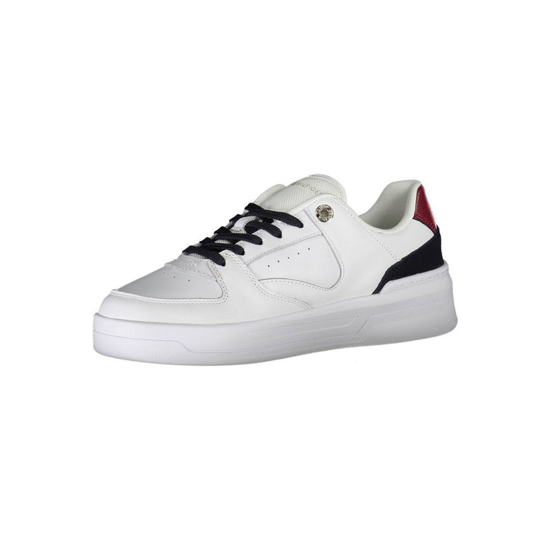 Tommy Hilfiger White Leather Women Sneaker - Éco-Responsable et Chic