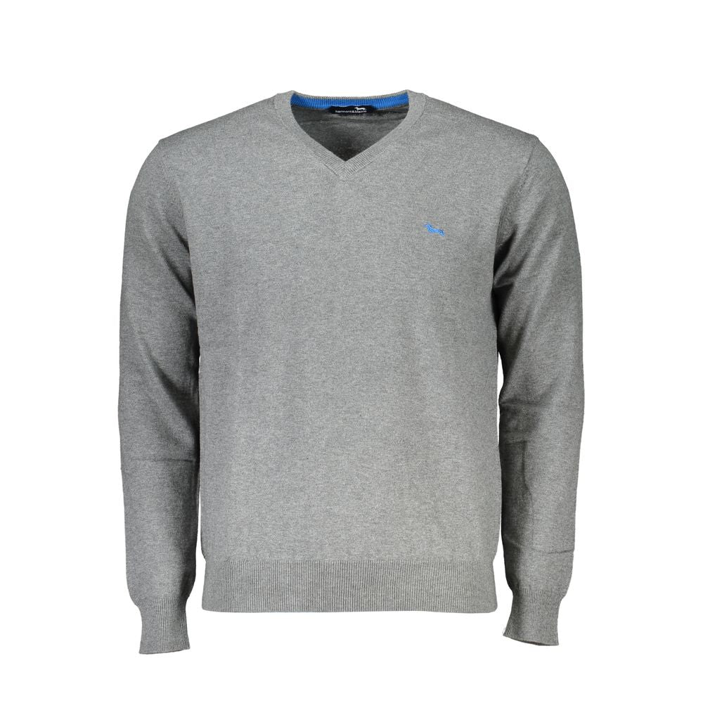 Pull en coton brun pour homme de Harmont &amp; Blaine