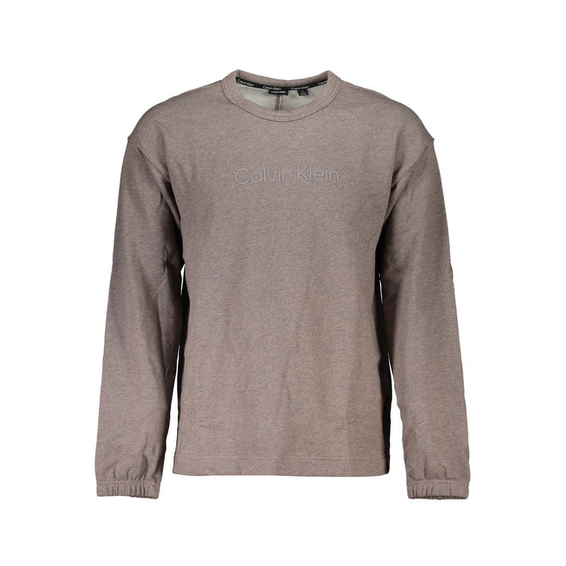 Pull en coton brun pour homme Calvin Klein