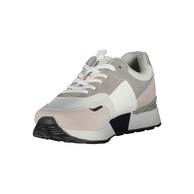 Carrera White Polyurethane Men Sneaker - Stylish Athletic Footwear