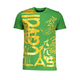 T-shirt en coton vert Cavalli Class